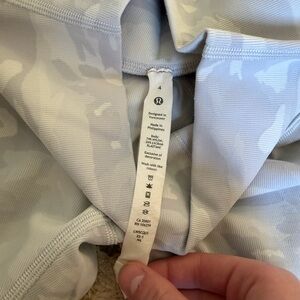 Lululemon Athletica Light Gray Camouflage Leggings